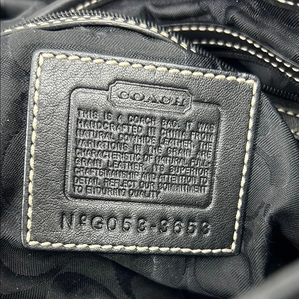 Coach Y2K Soho Buttery Soft Double Pocket Buckle Hobo Shoulder Bag Black 3653 - Picture 2 of 15